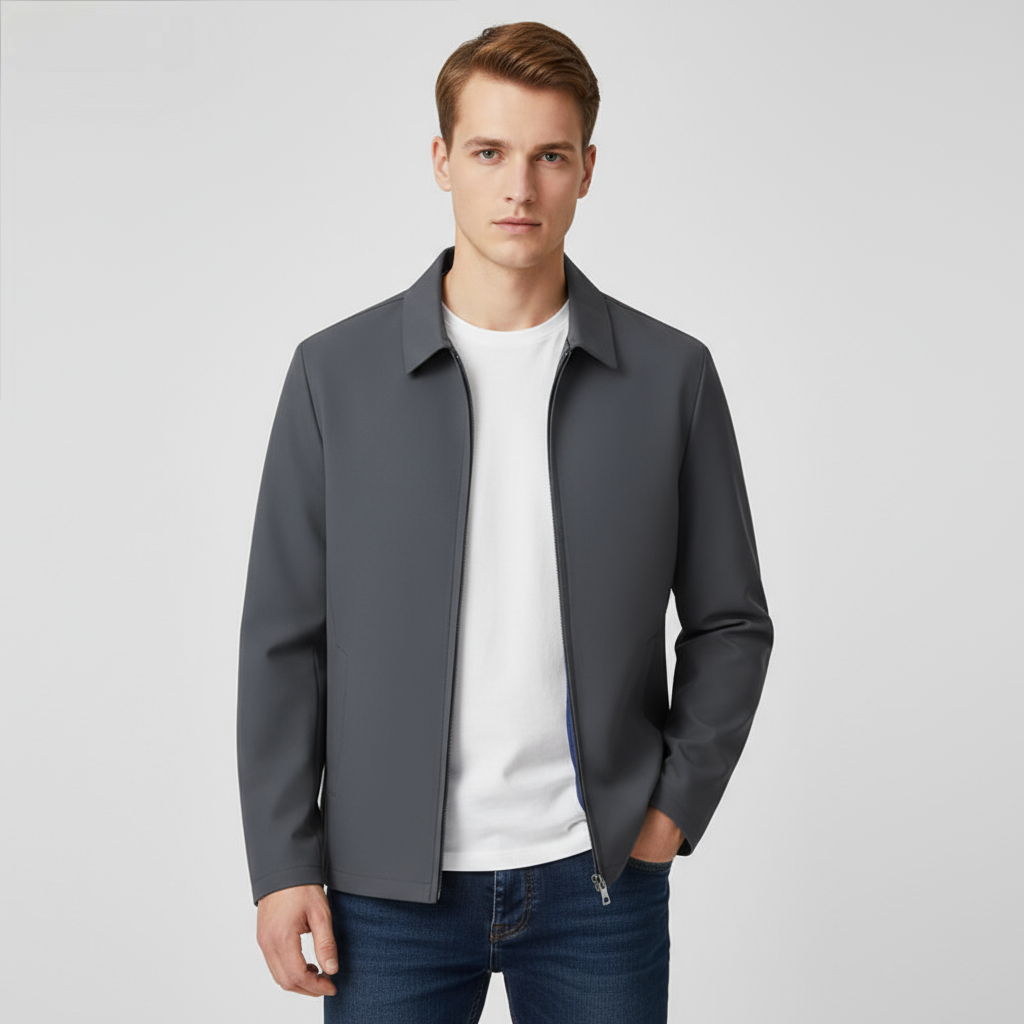 Men’s Business Bomber Polo Jacket