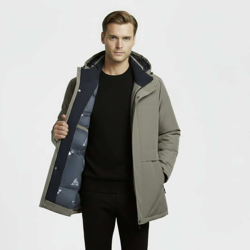 Men's Insulated Winter Jacket Parka