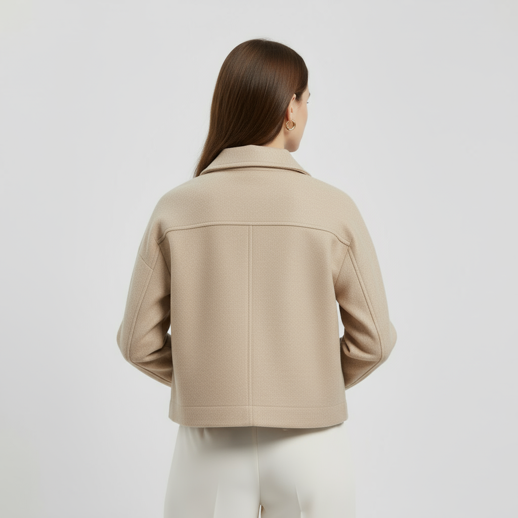 Women’s Cropped Wool Jacket