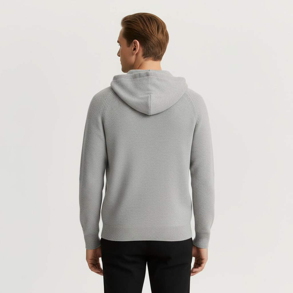 Men's Classic Cashmere Zip Cardigan