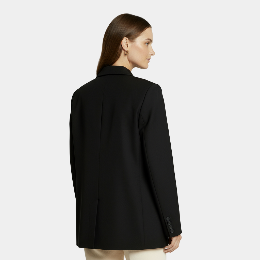 Women’s Wool-Blend Blazer - Single Buttoned