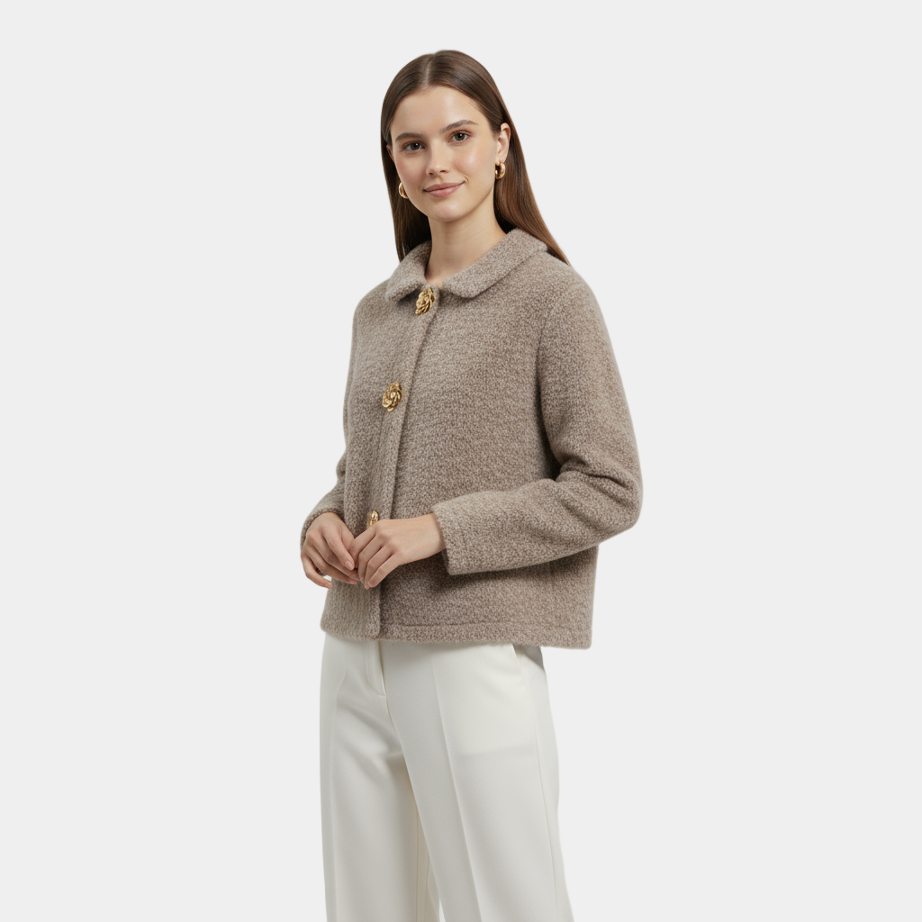 Women’s Wool-Blend Textured Cardigan