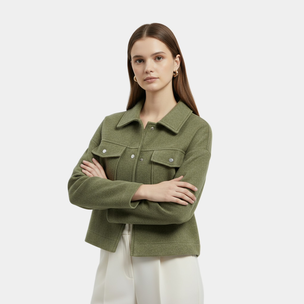 Women’s Cropped Wool Jacket