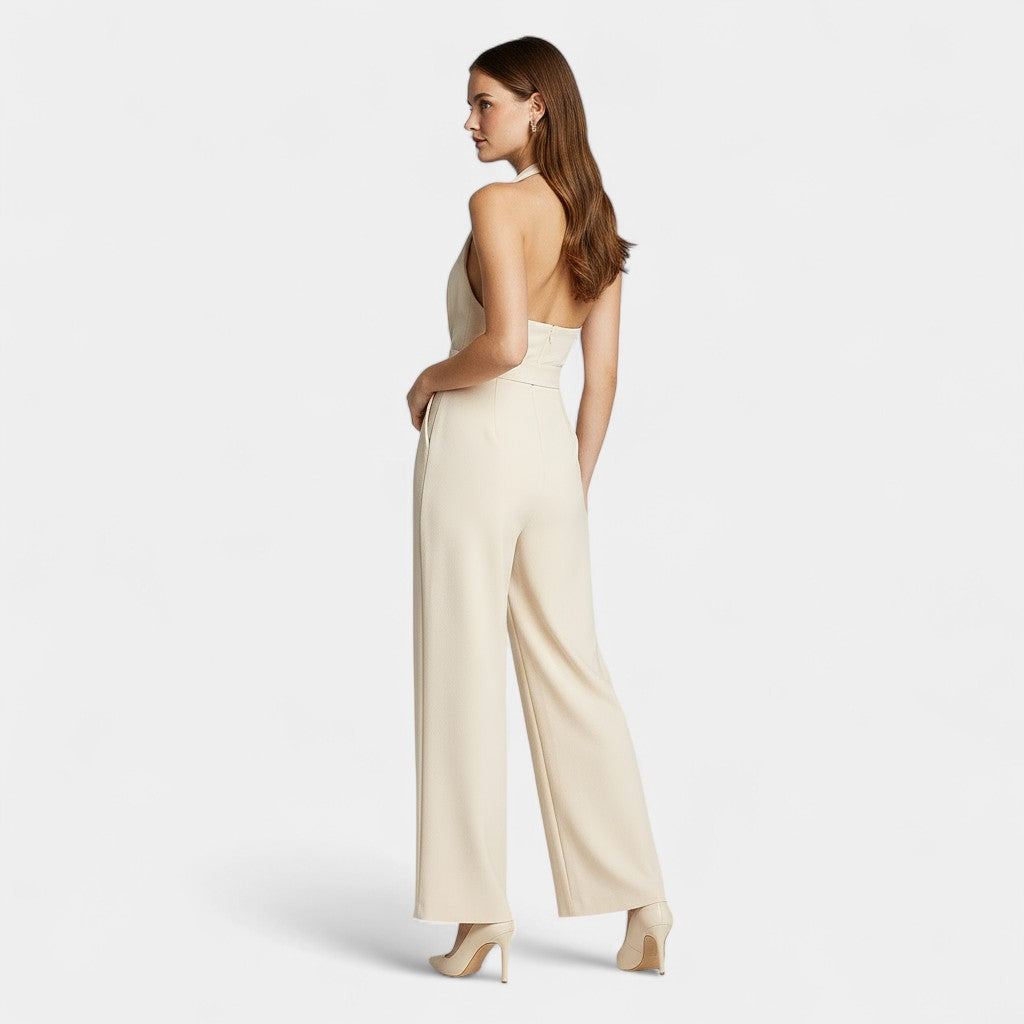 Women's Evening Wide-Leg Jumpsuit