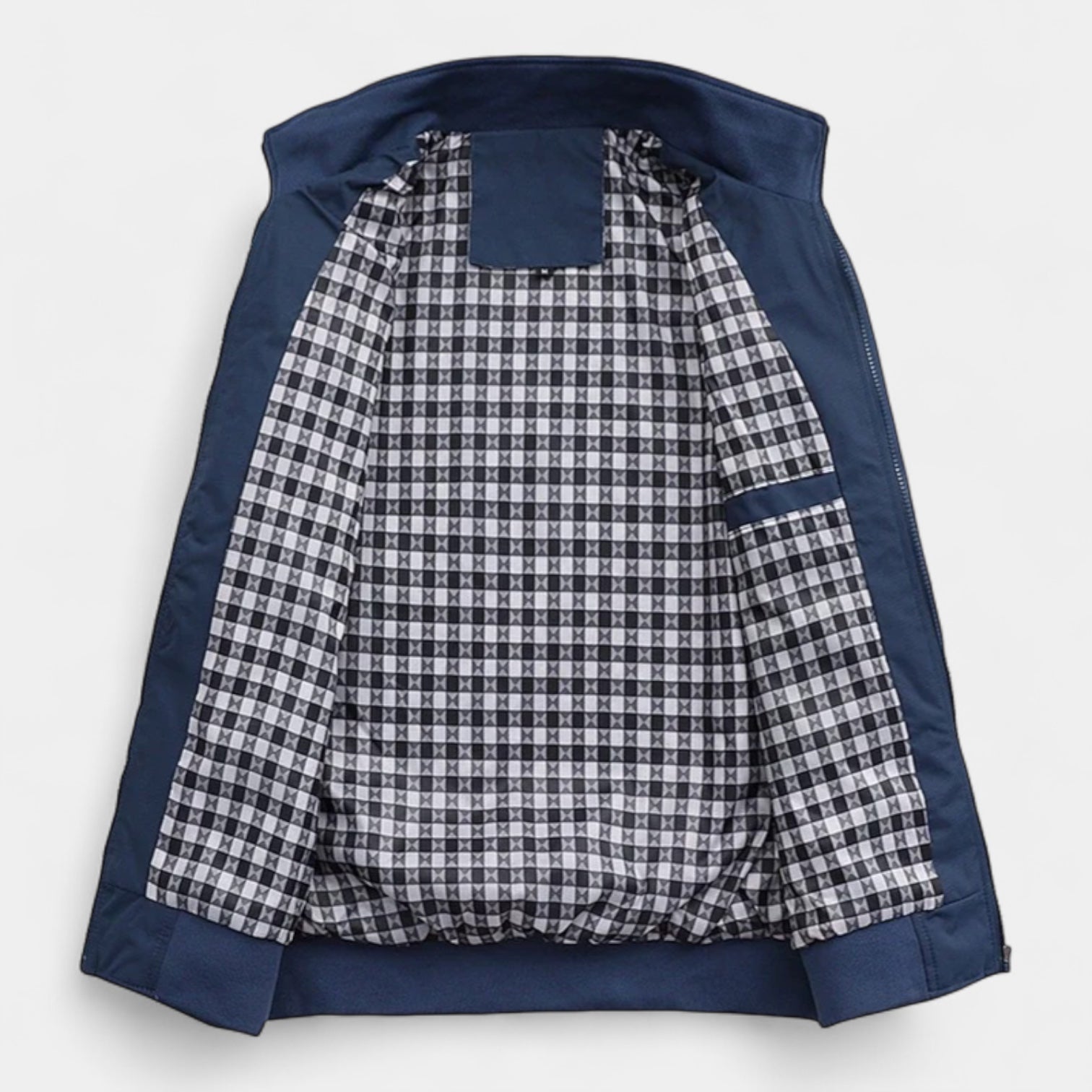 Noir | Men's Harrington Jacket - Water Repellent & Windproof Bomber