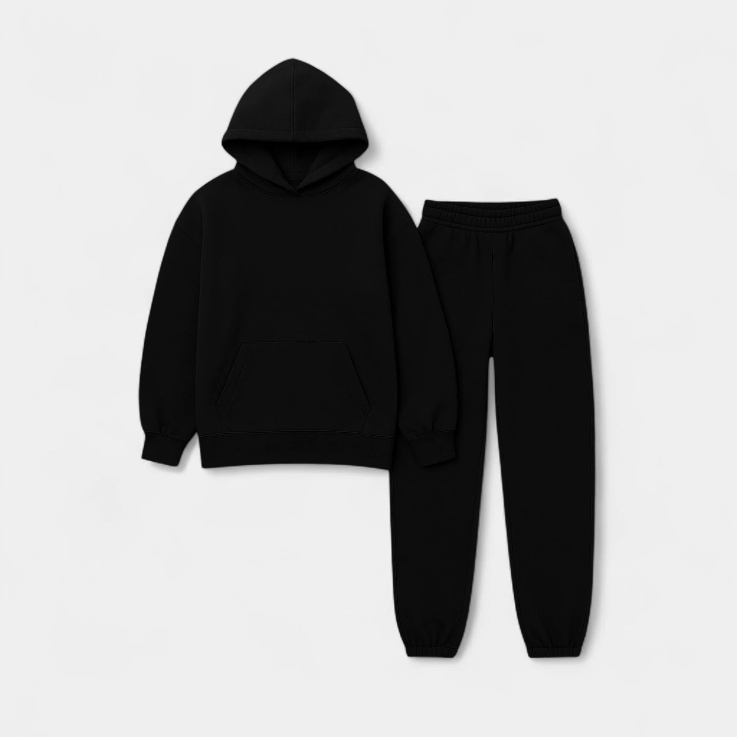 Men’s Two-Piece Lounge Set-Noir-Black-XS-Noir